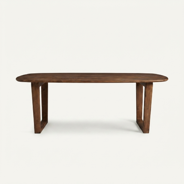 Picture of Danish Oval Dining Table Cortez Mango Wood