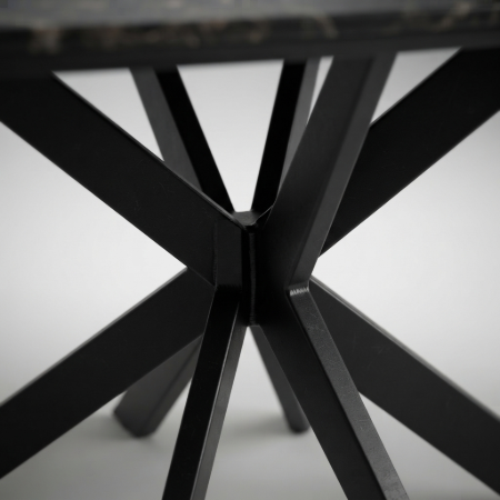 Picture of Danish Oval Dining Table Majid Ceramic Look