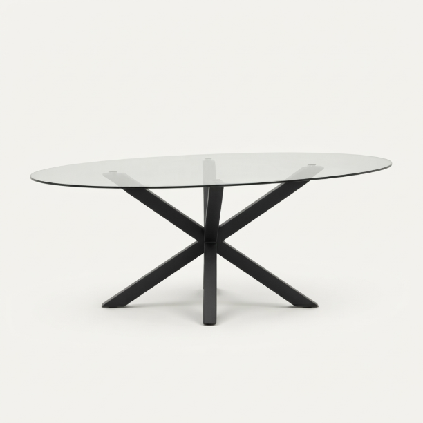 Picture of Oval Argo Glass Dining Table
