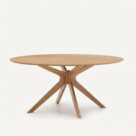 Picture of Oval Naanim Rubberwood Dining Table