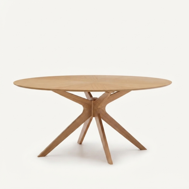 Picture of Oval Naanim Rubberwood Dining Table