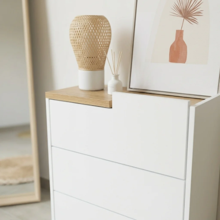 Picture of Abilen Oak Chest of Drawers
