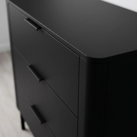 Picture of Gunnar Chest of Drawers, Pine, With 3 drawers