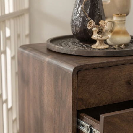 Picture of Liya Chest of Drawers Mango Wood, With 3 drawers