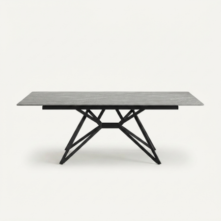 Picture of Dining table Line Ceramic, color Grey