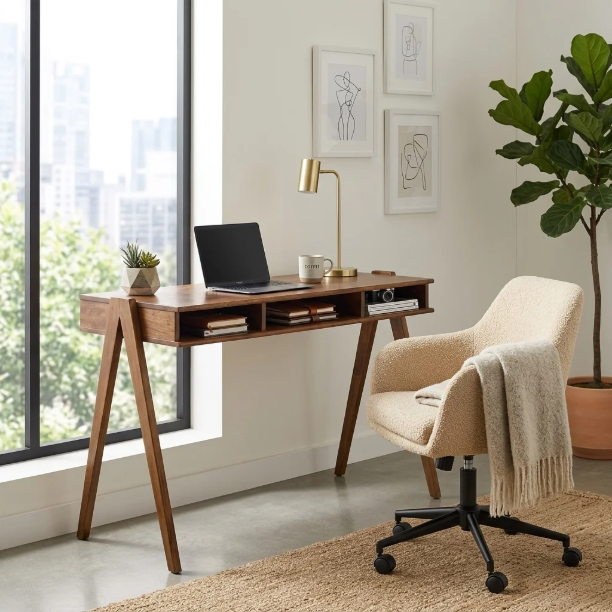 Picture of Acacia Wood Compartment De