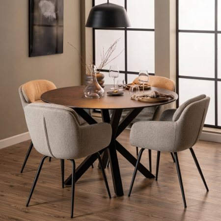 Picture of Round Dining Table Line Ceramic
