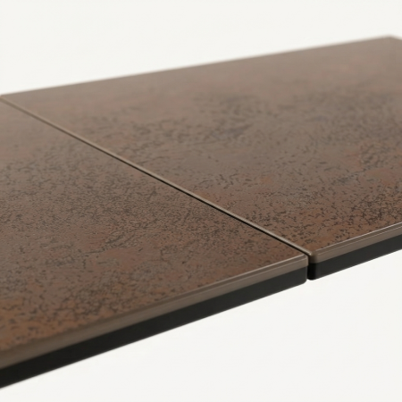 Picture of Extendable Dining Table Line Ceramic, color Brown