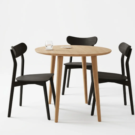 Picture of Extendable Round Bistro Table Oqui Oak