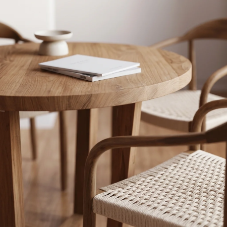 Picture of Round Bistro Table Nahla Acacia Wood