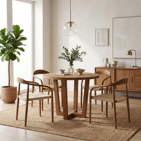 Picture of Round Bistro Table Nahla Acacia Wood