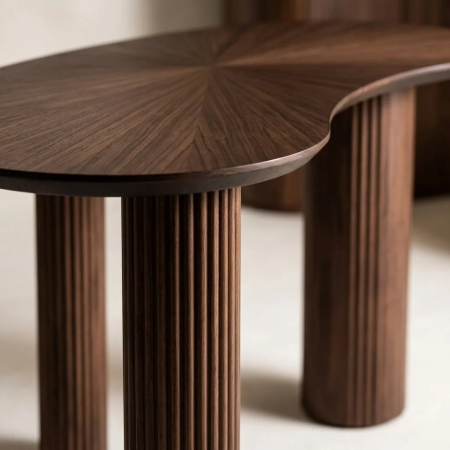 Picture of Organic Desk/Sidetable Sun Teak Wood