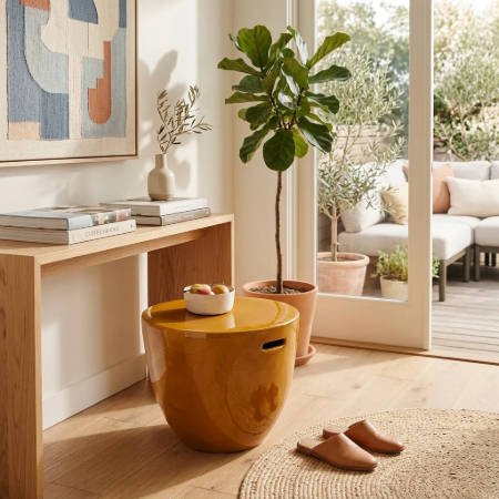 Picture of Round Side Table Mesquida Cement