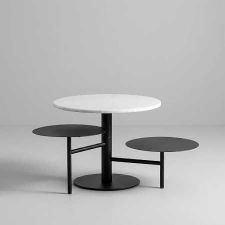 Picture of Coffee table / Side table Saprina Marble and steel