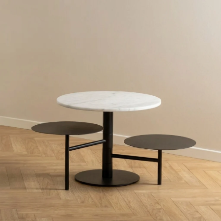 Picture of Coffee table / Side table Saprina Marble and steel