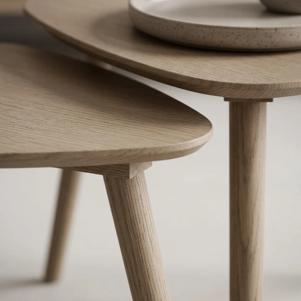 Picture of Organic Side Table Nila Set of 2