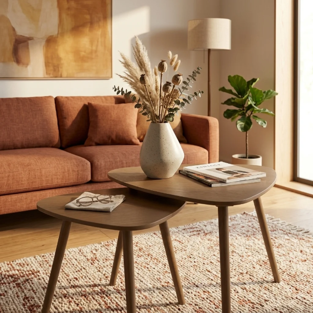 Picture of Organic Side Table Nila Set of 2