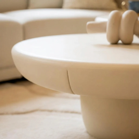 Picture of Round Coffee Table Jake Set of 2, Concrete