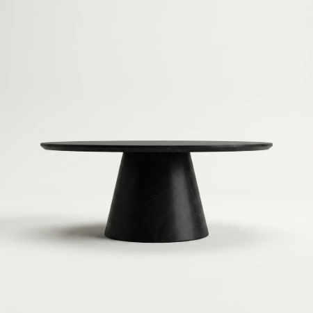 Picture of Round Coffee Table Rachelle Travertine, 70cm