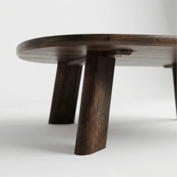 Picture of Organic Coffee Table Roundly Mango Wood