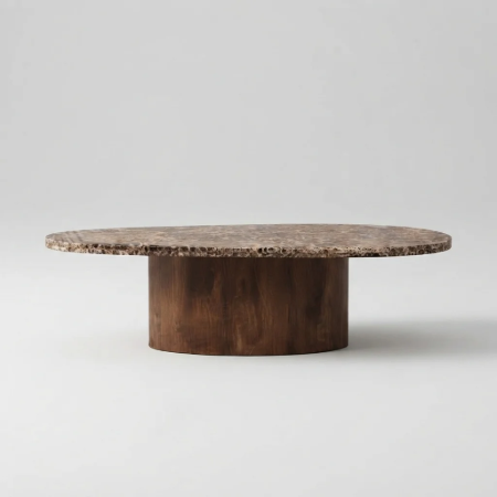 Picture of Organic Coffee Table Wow Mango Wood, Natural color