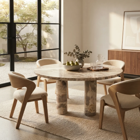 Picture of Round Coffee Table Marmo Marble, 70cm