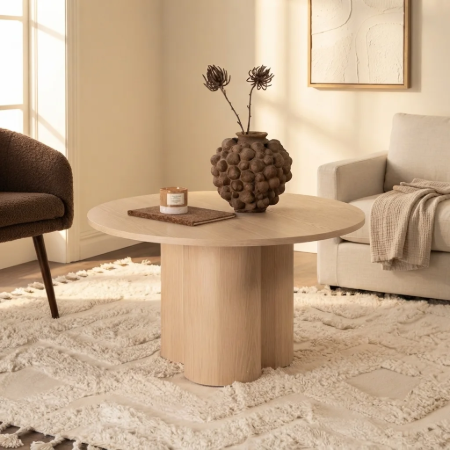 Picture of Round Dining Table Anh MDF, 110cm