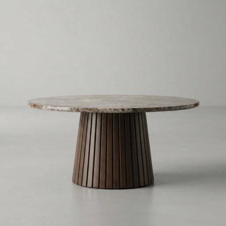 Picture of Round Coffee Table Aspen Marble