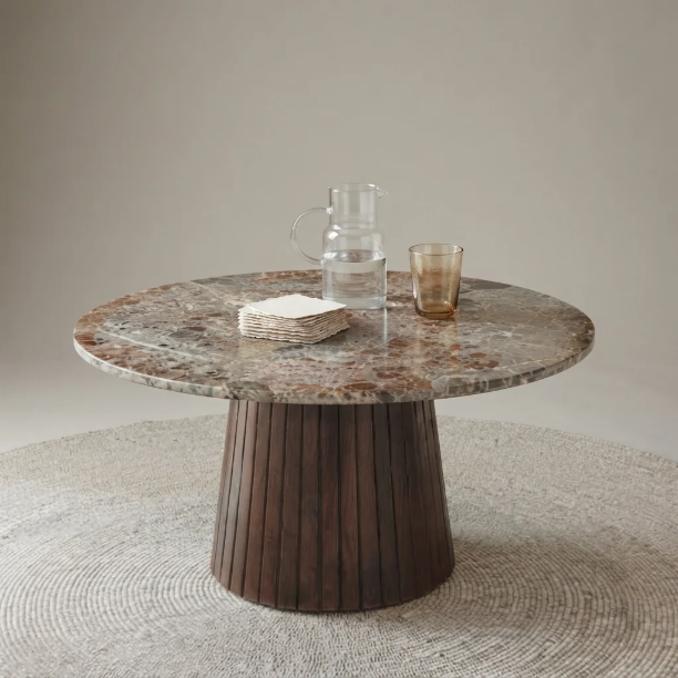 Picture of Round Coffee Table Aspen Marble