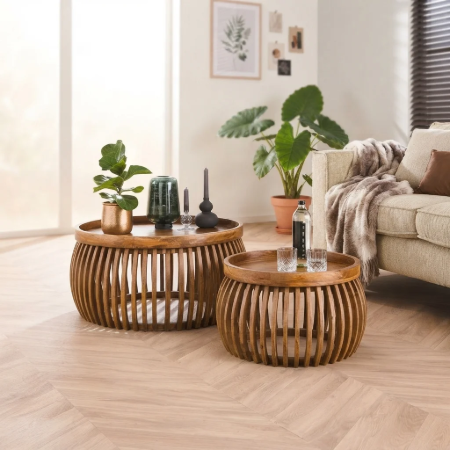 Picture of Round Coffee Table Twiggy Mango Wood