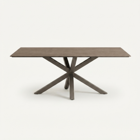 Picture of Line Ceramic Dining Table, color Brown