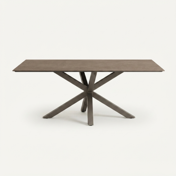 Picture of Line Ceramic Dining Table, color Brown