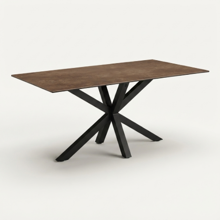 Picture of Line Ceramic Dining Table, color Brown