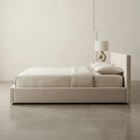 Picture of Bed Nahiri Chenille, color Beige