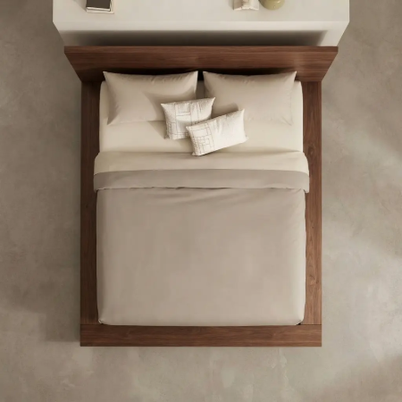 Picture of Bed Nahiri Chenille, color Beige