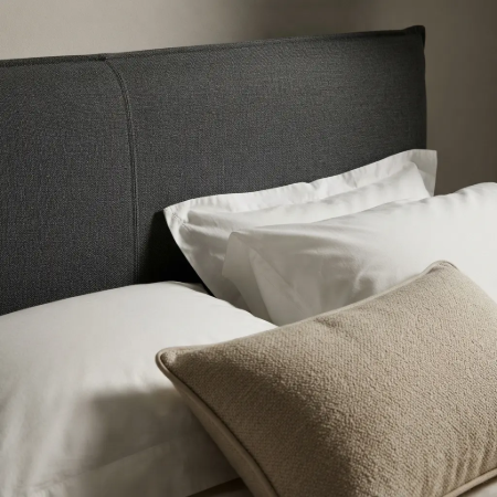 Picture of Bed Jaira Linen blend, color Anthracite